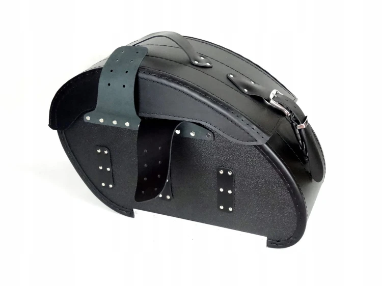 SAKWY SKÓRZANE SKÓRA BOCZNE DUŻE ZAMEK 25L KAWASAKI SUZUKI YAMAHA HONDA