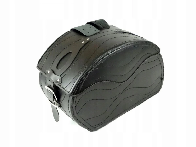 SAKWY SKÓRZANE SKÓRA BOCZNE DUŻE 20L KAWASAKI SUZUKI YAMAHA HONDA