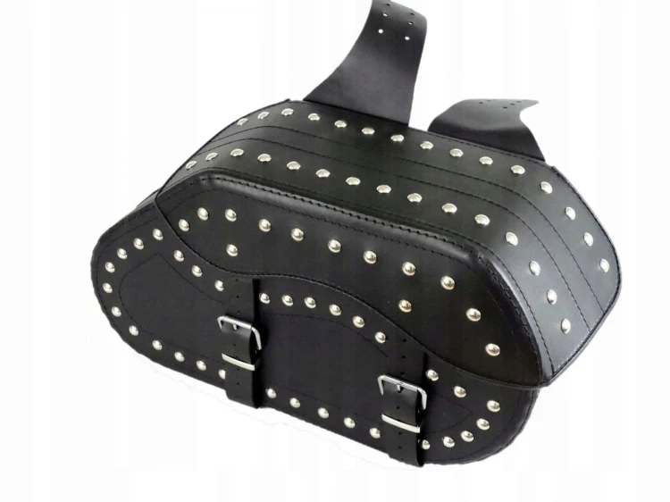 SAKWY SKÓRZANE SKÓRA BOCZNE DUŻE 24L MOTOMANIAK