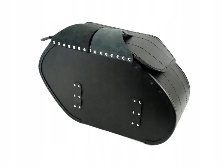 SAKWY SKÓRZANE SKÓRA BOCZNE DUŻE 22L KAWASAKI SUZUKI YAMAHA HONDA