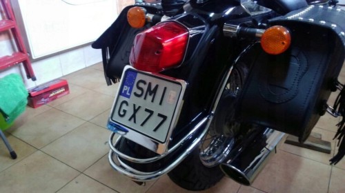 NOWY RELING TYLNY DEDYKOWANE DO HONDA SHADOW VT 125 MOTOMANIAK