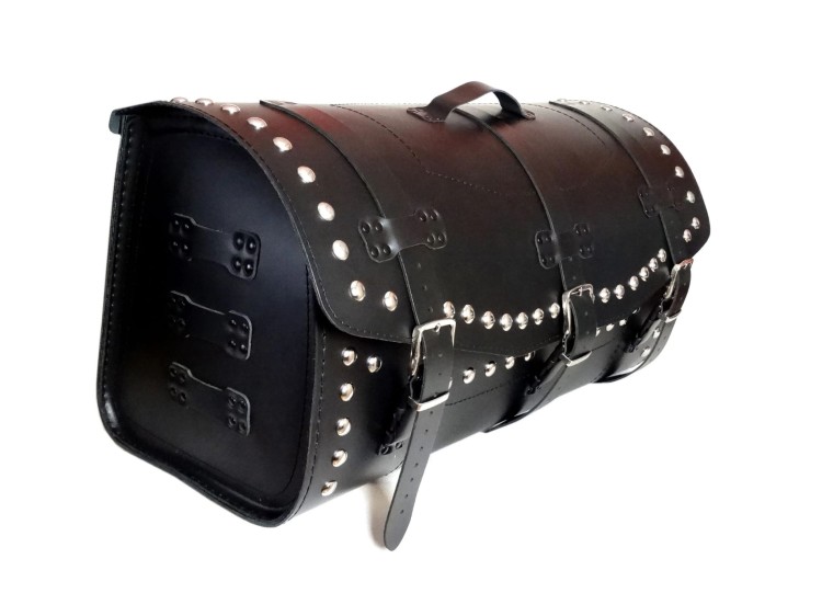 KUFER SKÓRZANY 71 CM ĆWIEKI DUŻY ZAMEK DWA KASKI