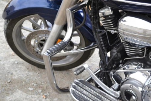 GMOLE PRZEDNIE Z PODNÓŻKAMI PASUJĄ DO YAMAHA MIDNIGHT STAR 1900 XVS