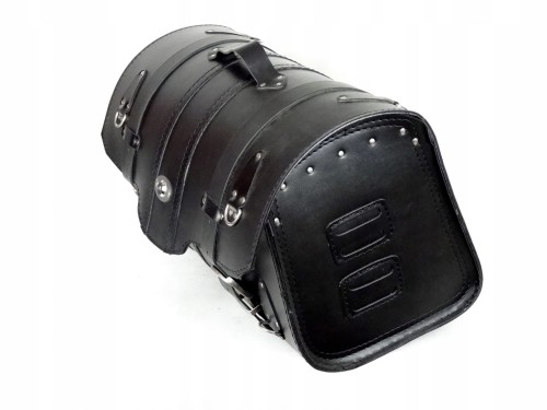 KUFER SKÓRZANY 50 CM zamek PASUJE DO kawasaki honda suzuki yamaha