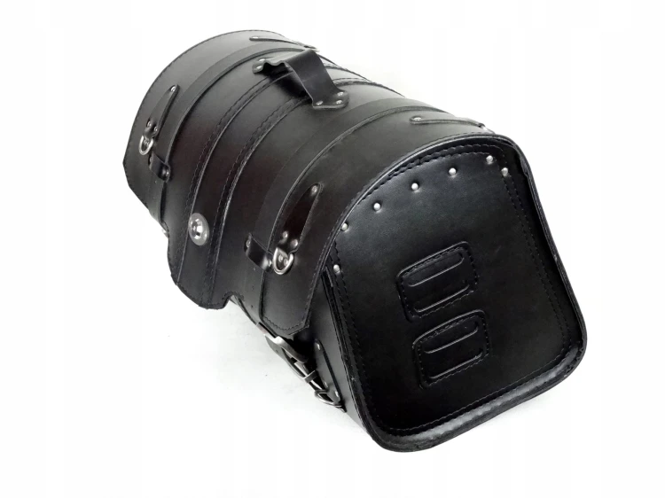 KUFER SKÓRZANY 50 CM zamek PASUJE DO kawasaki honda suzuki yamaha