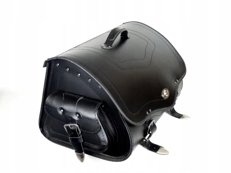 KUFER SKÓRZANE SKÓRA ZAMEK 55CM KAWASAKI SUZUKI YAMAHA HONDA
