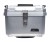 KUFER MOTOCYKLOWY CENTRALNY SKRZYNIA SREBRNY 45L 43.5x38x34 ZESTAW