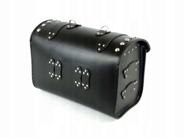 KUFER SKÓRZANY 38 CM USZTYWIONY ĆWIEKI